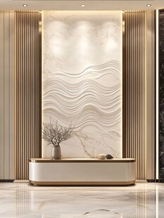 香槟色中式迎宾区