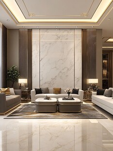 岩板客厅场景素材