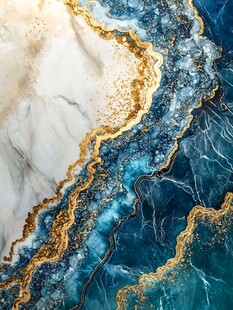 流体大理石金色素材