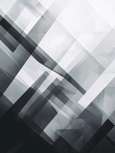 抽象艺术灰色意境科技