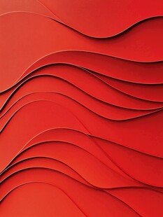 立体感红色背景