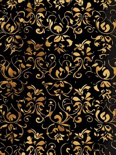 花金属底纹金色