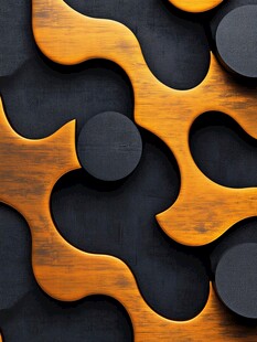 3d抽象连续凹凸肌理