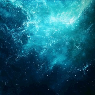 炫酷蓝色宇宙背景