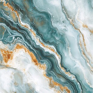 肌理彩色流体装饰画