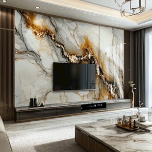 轻奢大理石背景墙