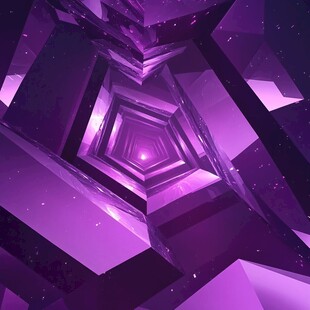 紫水晶立体感背景