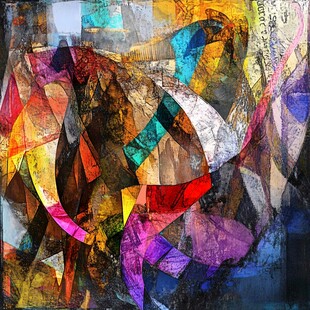 马赛克抽象拼贴