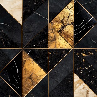 金色网格线条大理石纹