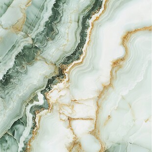 大理石纹路客厅流体画