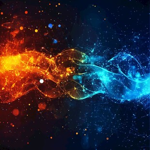 科技背景炫彩背景