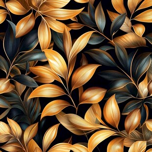 精美金色质感图案