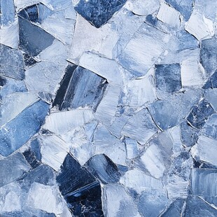 蓝白色裂纹碎块拼接