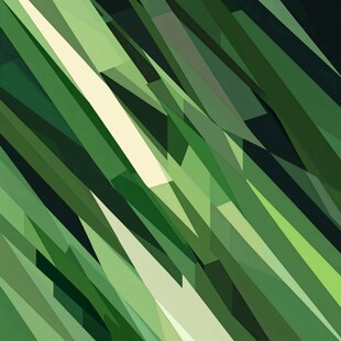 几何绿色渐变背景