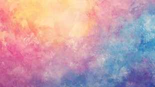 蓝紫红红色水彩背景