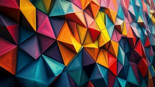 前卫风格立体感背景