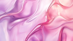 紫色梦幻流体画背景