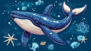 海洋生物插画