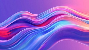 蓝紫色渐变抽象流光
