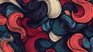 3d印花旋涡背景