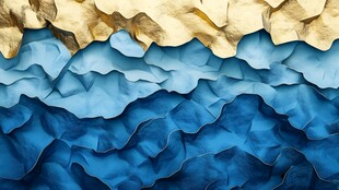 肌理彩色流体背景墙