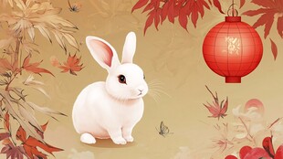 兔年中式插画