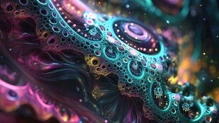 抽象炫酷艺术图腾意境