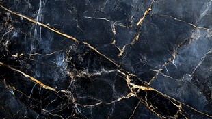 蓝底金线大理石