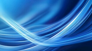 蓝色弯曲唯美科技