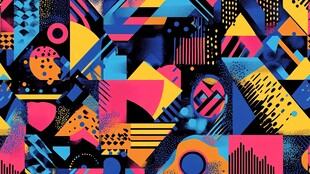 孟菲斯几何图形