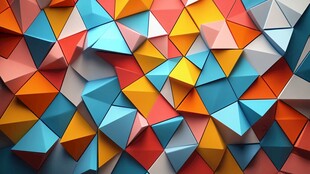 前卫风格立体感背景