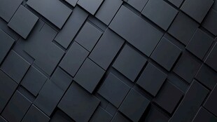 黑金属银立方体背景