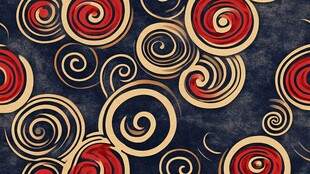 3d印花旋涡背景