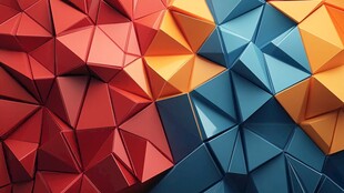 前卫风格立体感背景