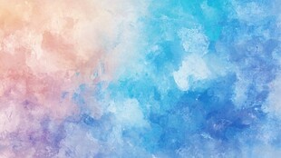 蓝紫红红色水彩背景