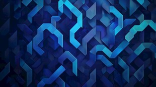 蓝色几何图形背景