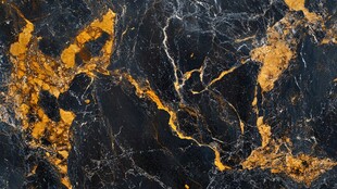 抽象纹理黑金色大理石