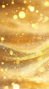 高清金色梦幻光斑
