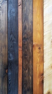 多种颜色木板木材