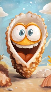 原创卡通坚果形象