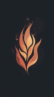 原创卡通火焰形象