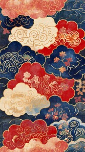 宋代云图高端云纹装饰