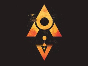 神秘图腾标志抽象艺术