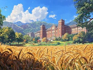 华南农业大学插画