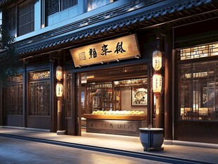 中式面包店