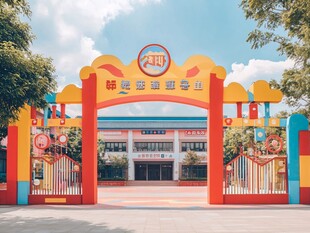 学前班校园门面