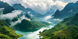 红水河乐滩风光