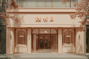 珠宝店门头设计