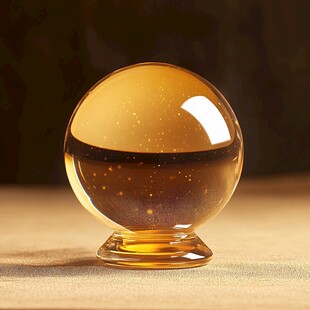 水晶球摆件