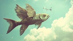 鱼在天上飞